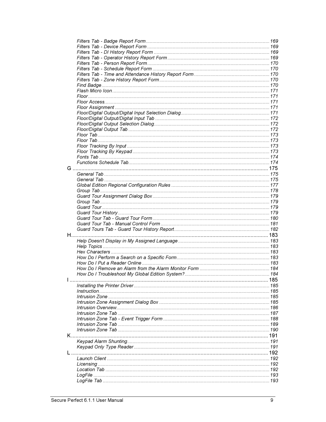 GE v6 user manual 191 