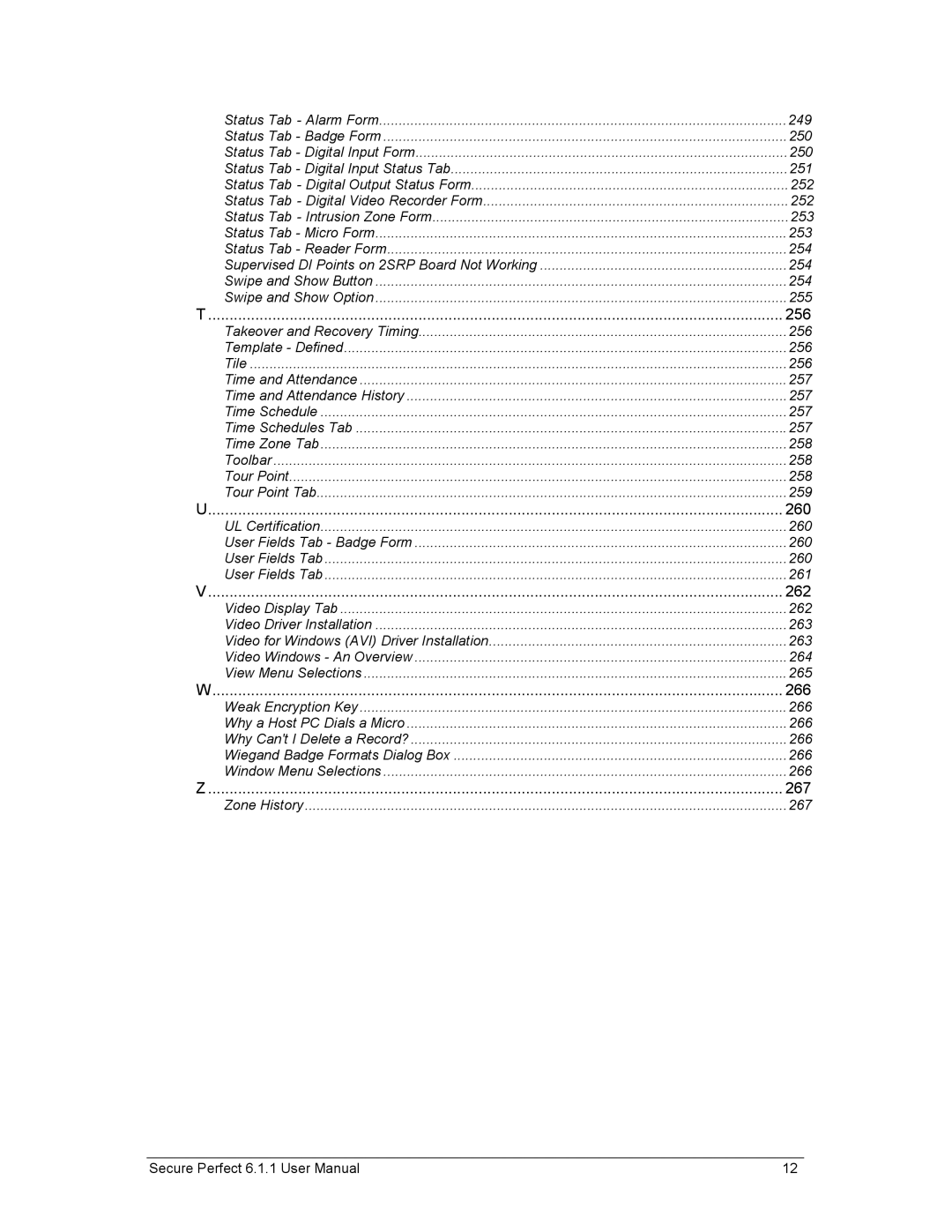 GE v6 user manual 260 