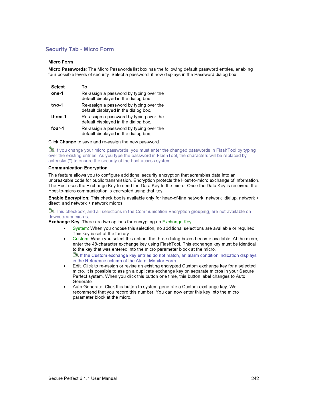 GE v6 user manual Security Tab Micro Form 