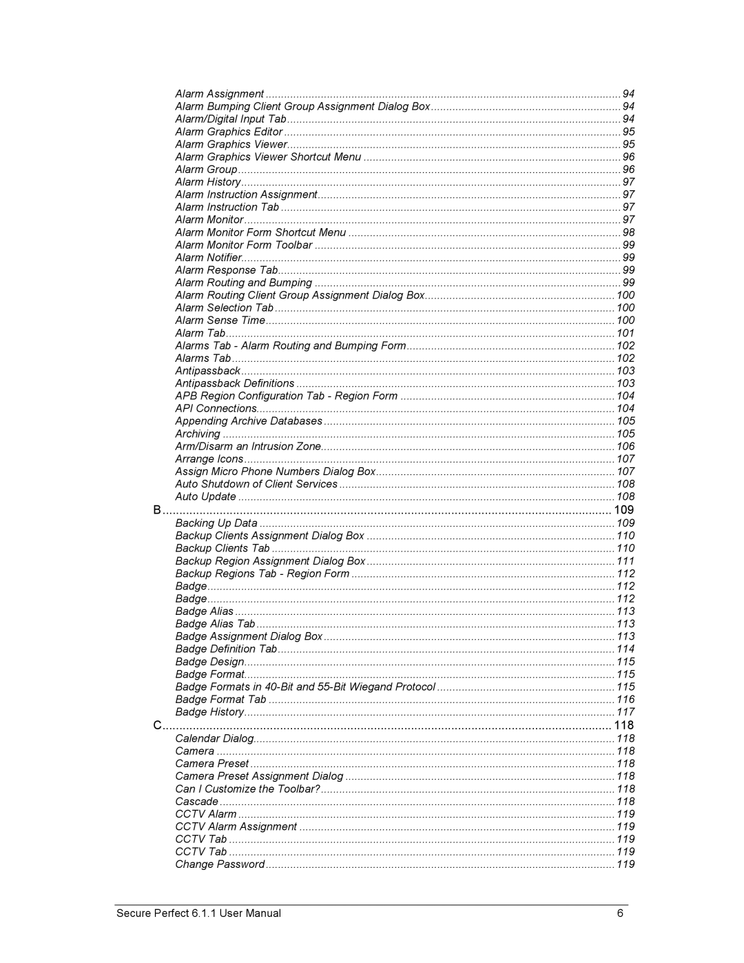 GE v6 user manual 109 