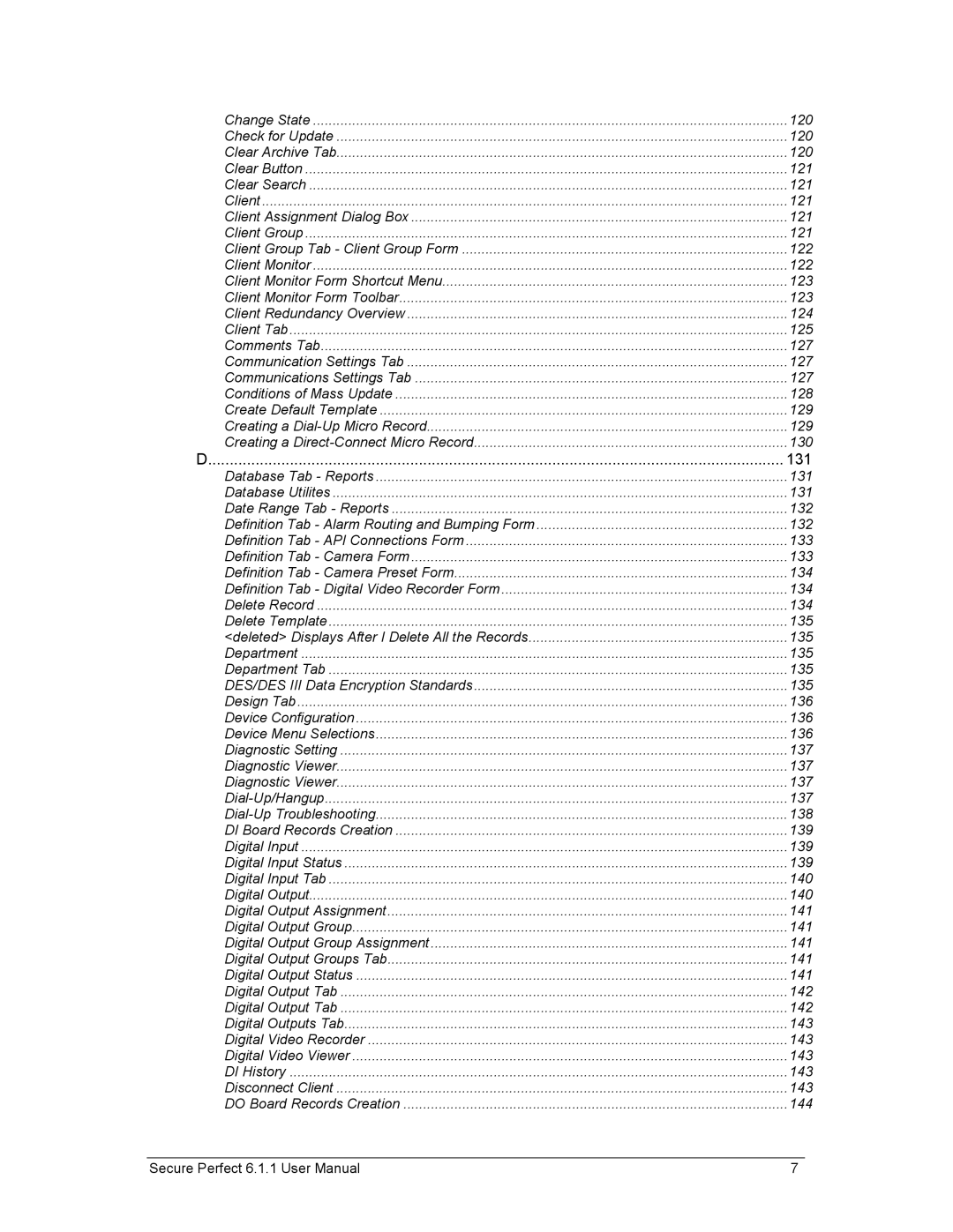 GE v6 user manual 131 