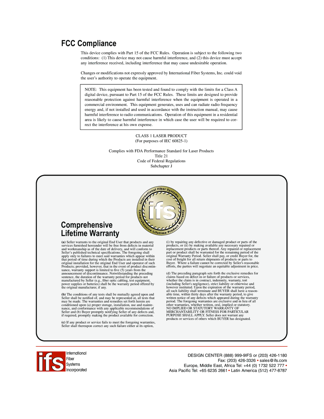 GE VTPR1000-R3 warranty FCC Compliance 