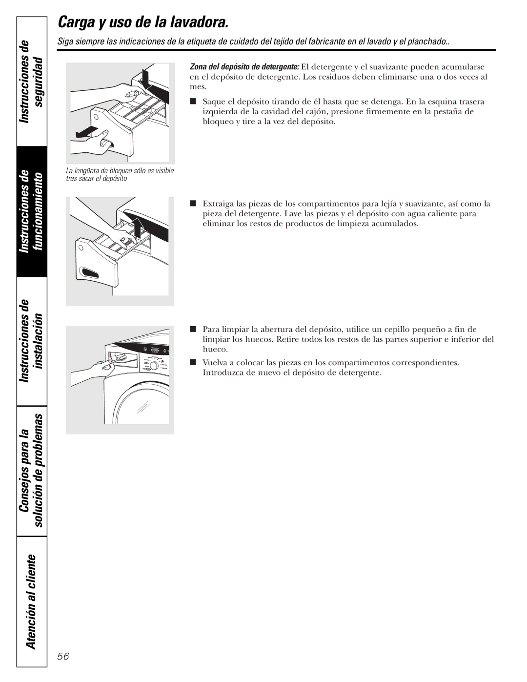 GE GBVH6260, WBVH6240, GCVH6260 installation instructions Instrucciones de Seguridad 