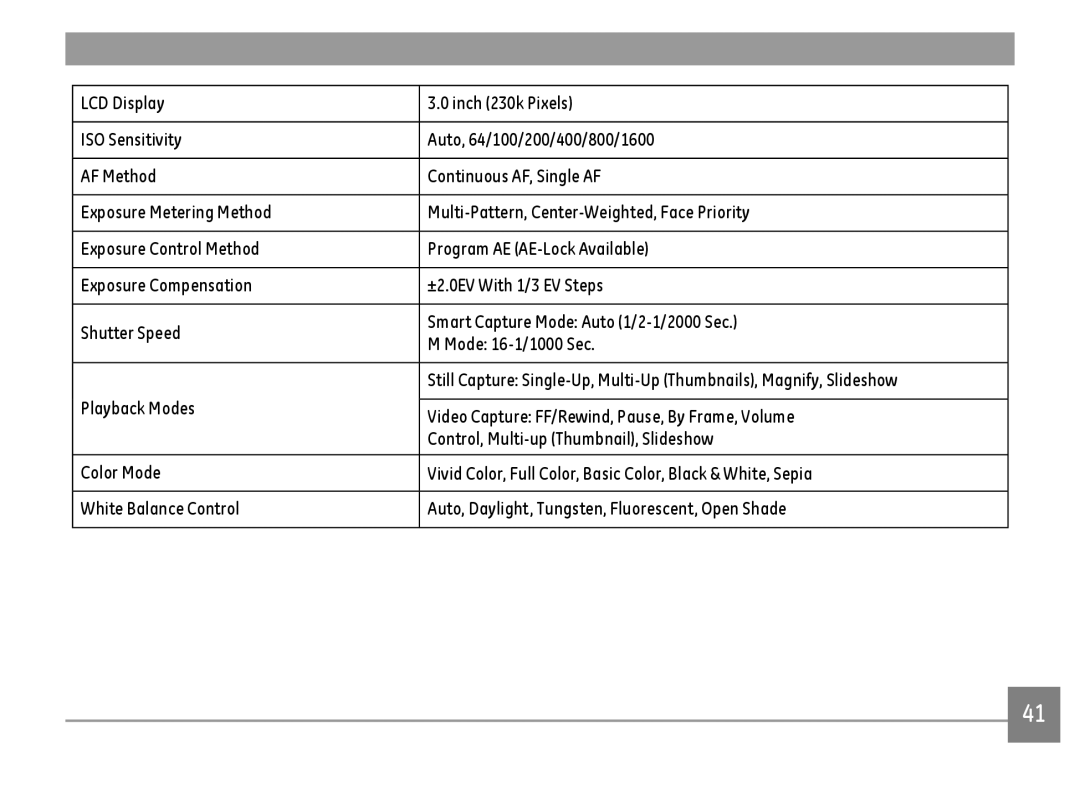 GE DSC-X2600-BK-US-1 user manual 