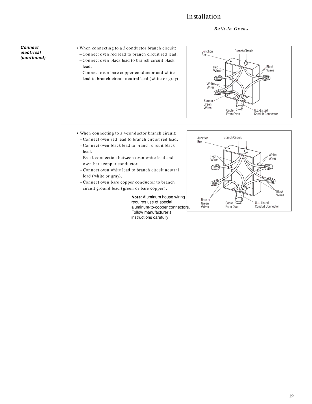 GE ZEK757BW, ZMC1090WV, ZEM200WV, ZMC1090BV, ZEK757WW, ZEK737BW, ZEK737WW installation instructions Installation 