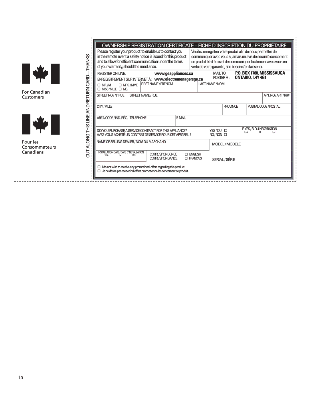 GE ZV830 owner manual 