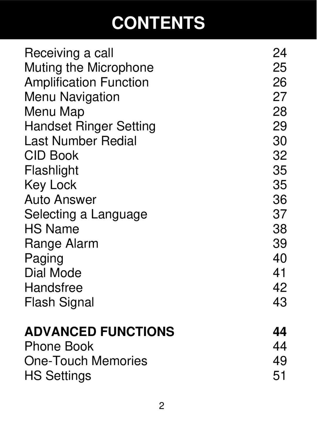 Geemarc 350 manual Advanced Functions 