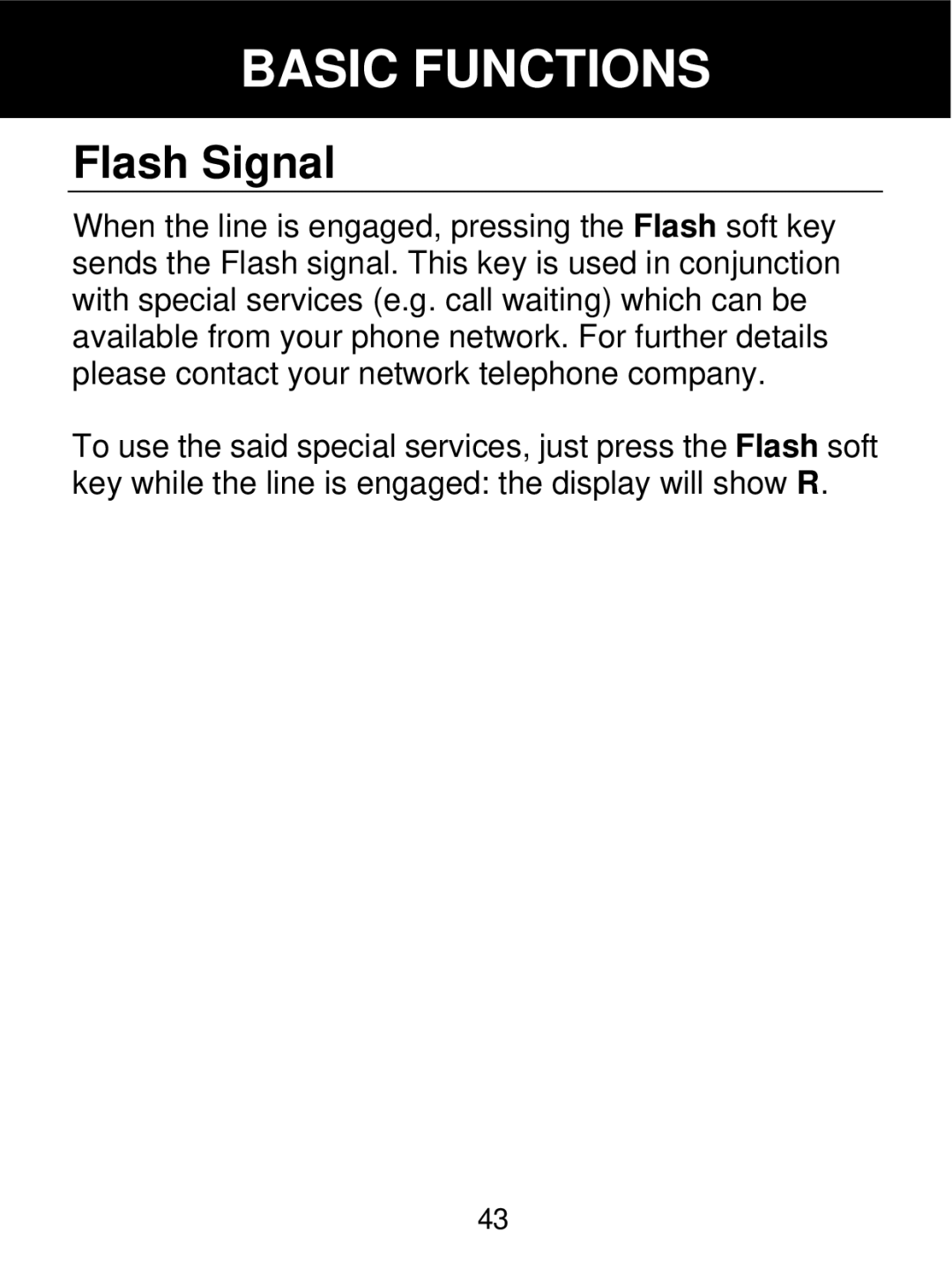 Geemarc 350 manual Flash Signal 