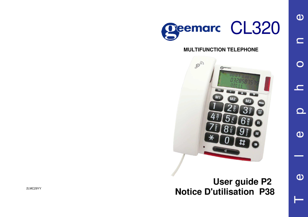 Geemarc CL320 manual 