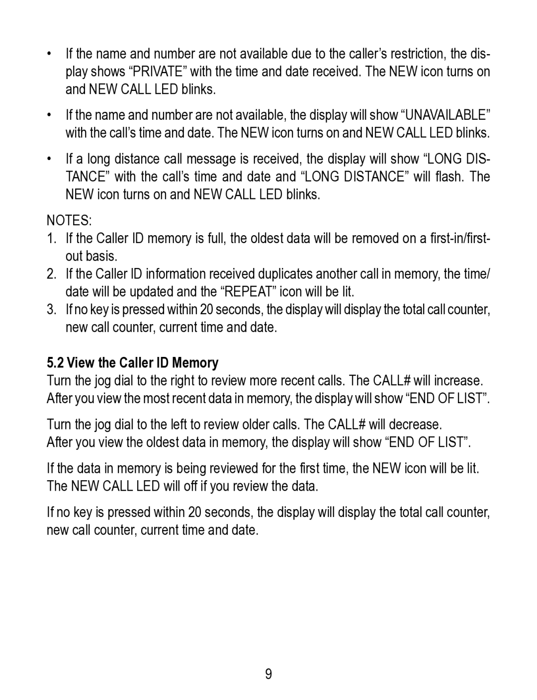 Geemarc TP38 manual View the Caller ID Memory 