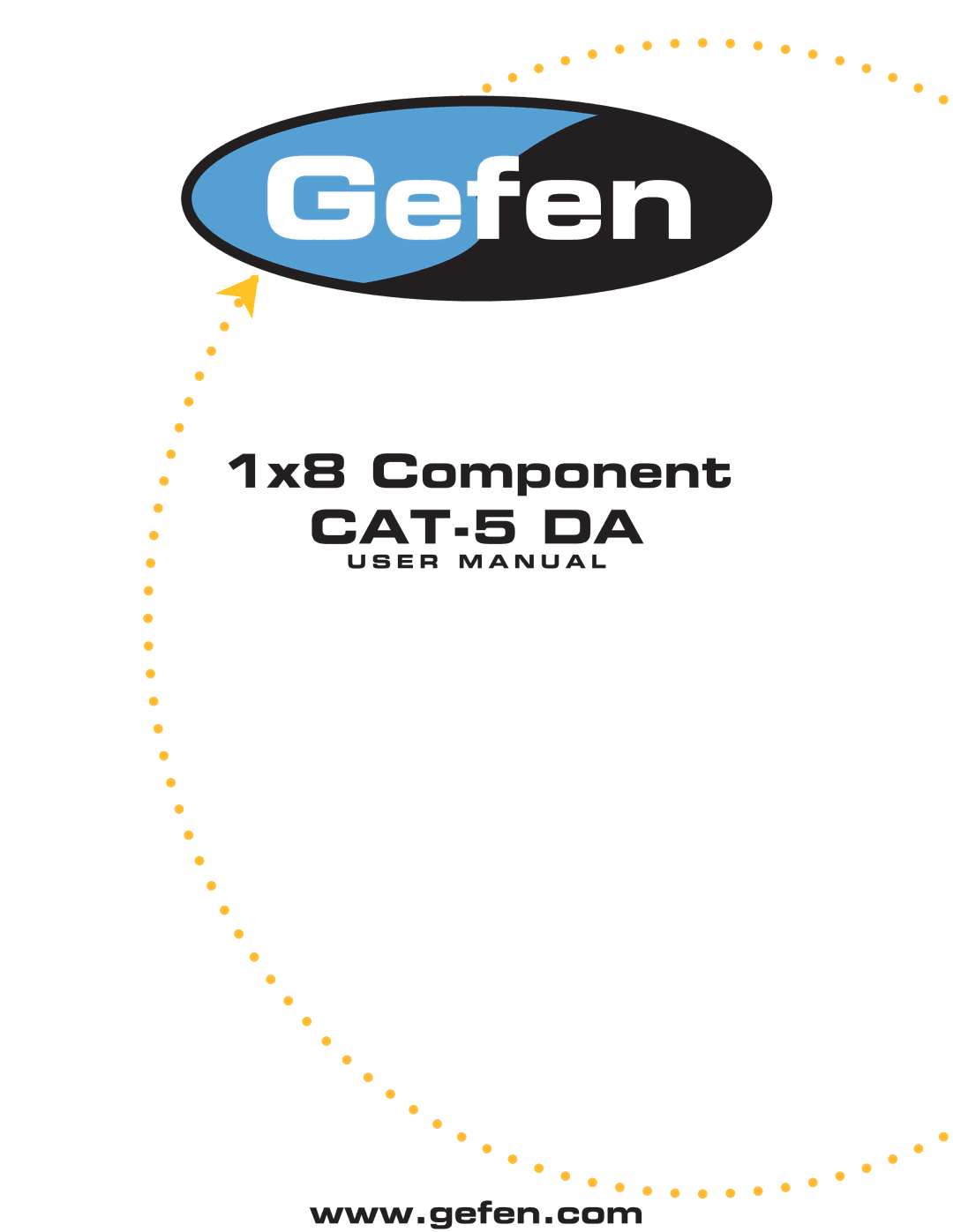 Gefen CAT-5 DA user manual 