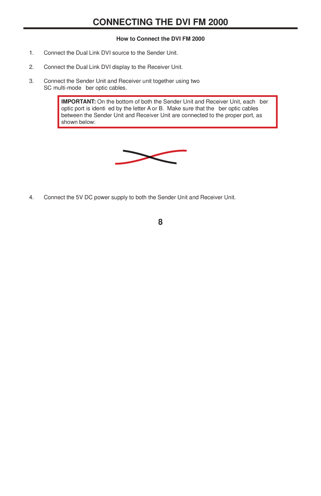 Gefen EXT-DVI-FM2000 user manual Connecting the DVI FM, How to Connect the DVI FM 