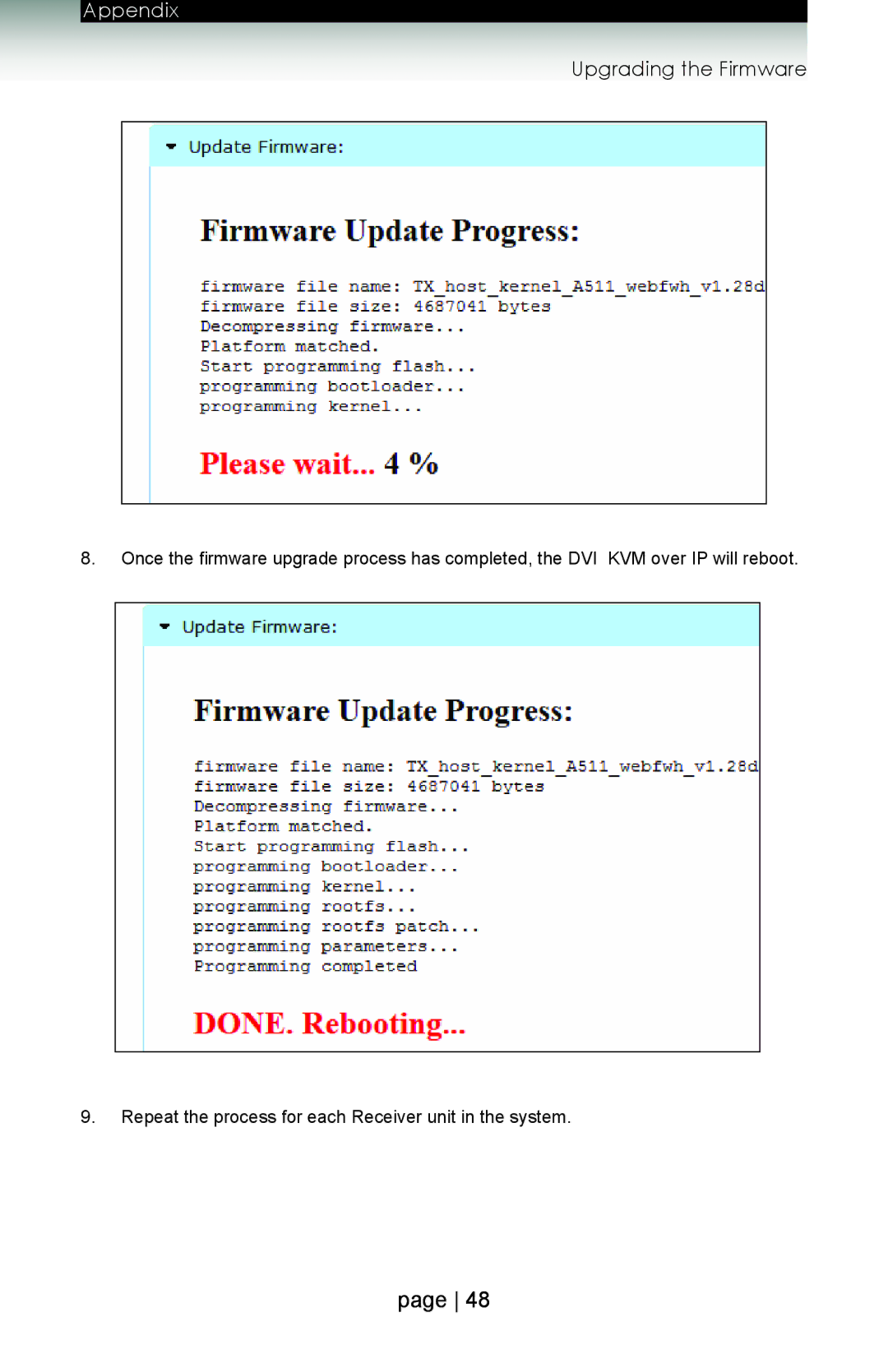 Gefen ext-dvikvm-lan user manual Appendix 