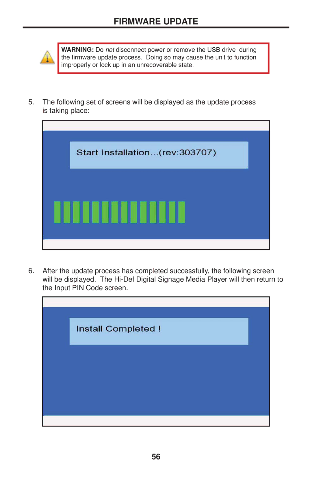 Gefen EXT-HD-DSMP user manual Firmware Update 