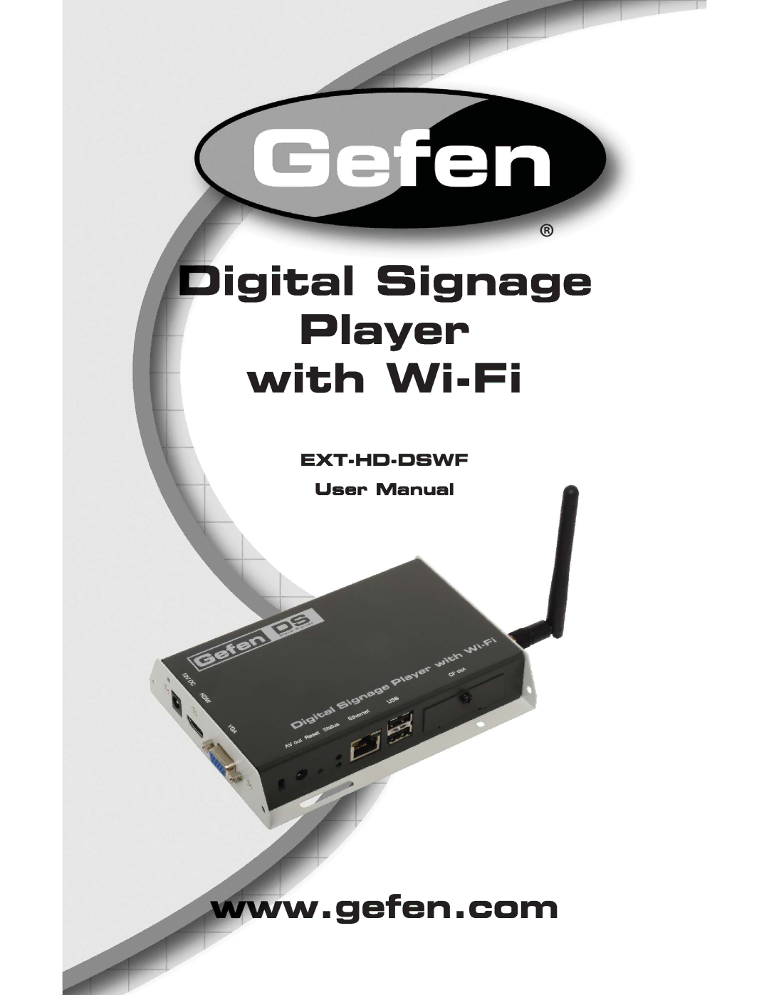 Gefen EXT-HD-DSWF manual 