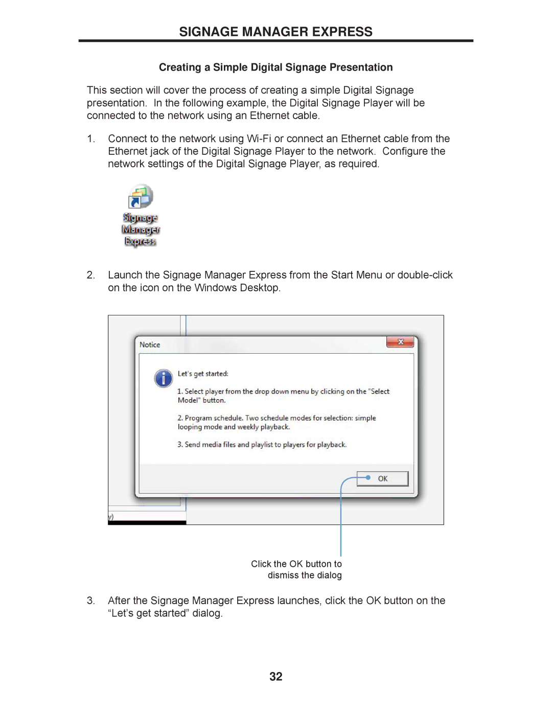 Gefen EXT-HD-DSWF manual Creating a Simple Digital Signage Presentation 