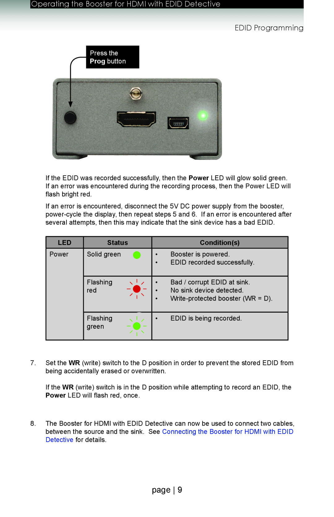 Gefen ext-hdboost-141 user manual Edid Programmingge Title 