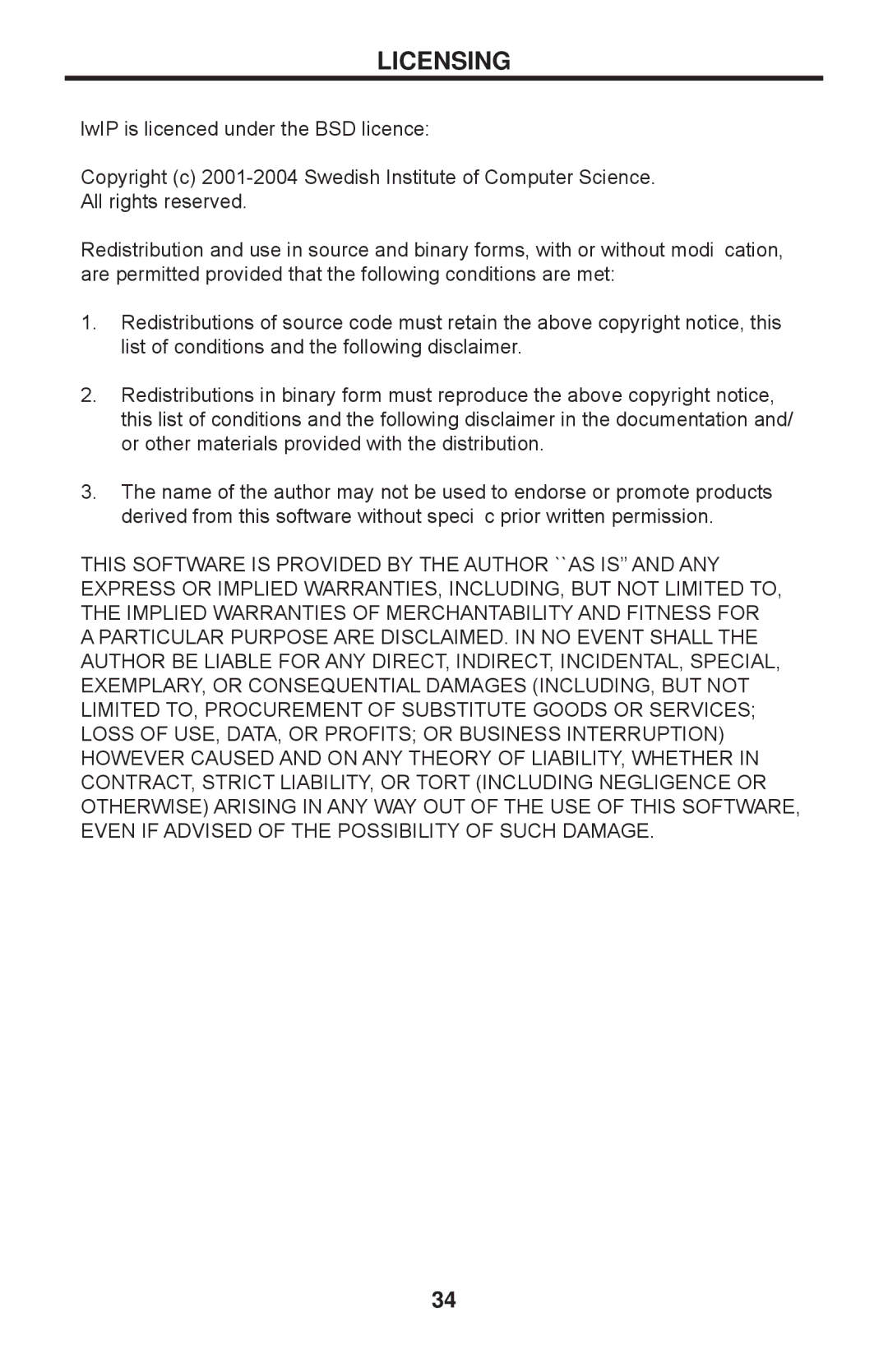 Gefen EXT-HDMI1.3-CAT6-4X user manual Licensing 