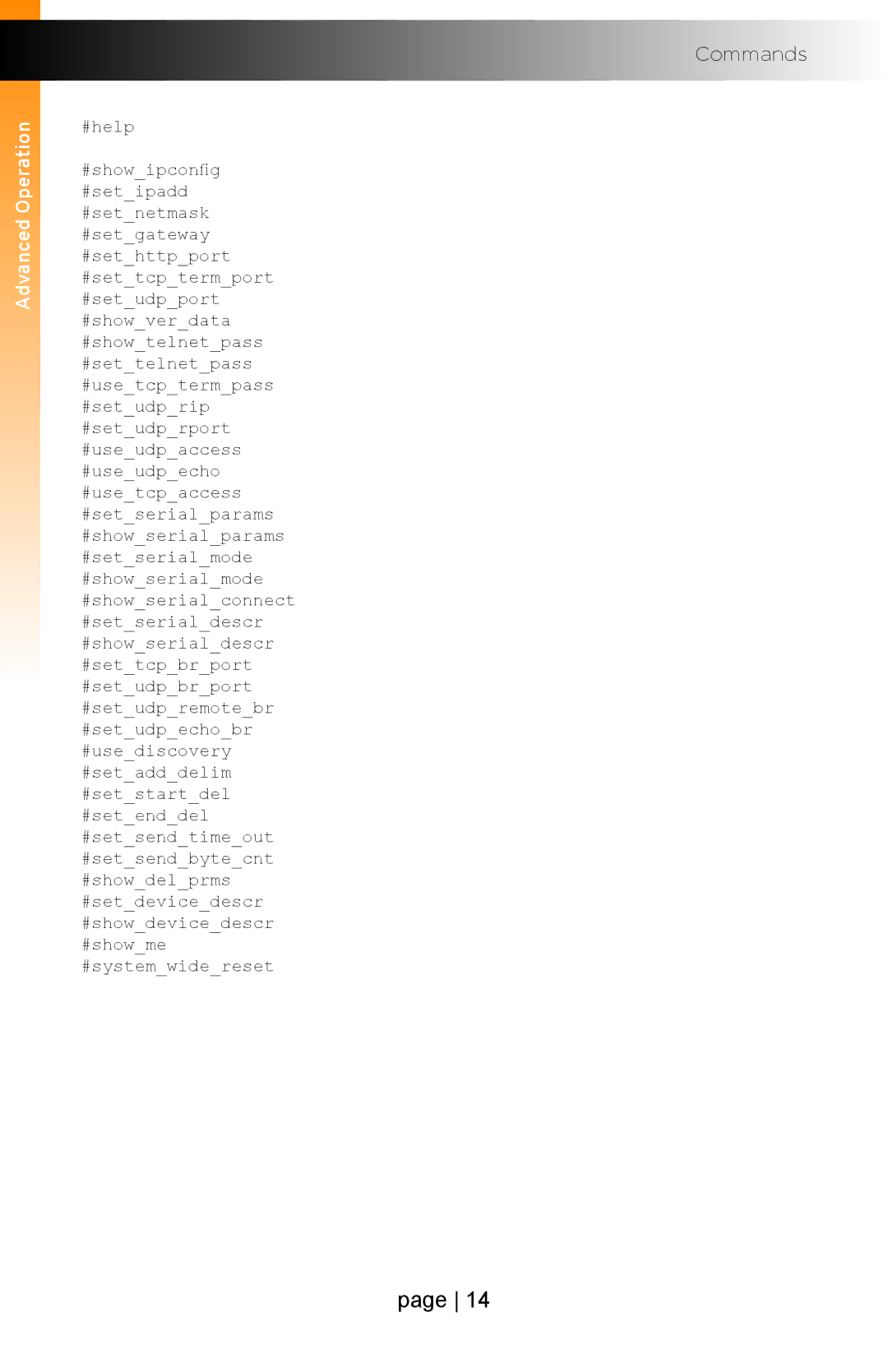 Gefen EXT-IP-2-RS2322 user manual Advanced Operation 