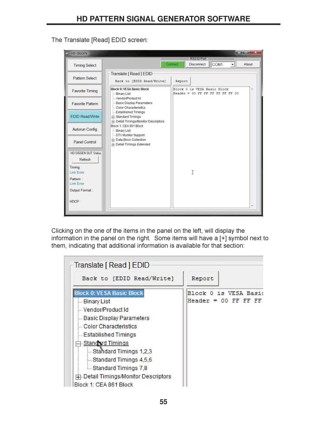 Gefen GTB-HD-SIGGEN user manual HD Pattern Signal Generator Software 