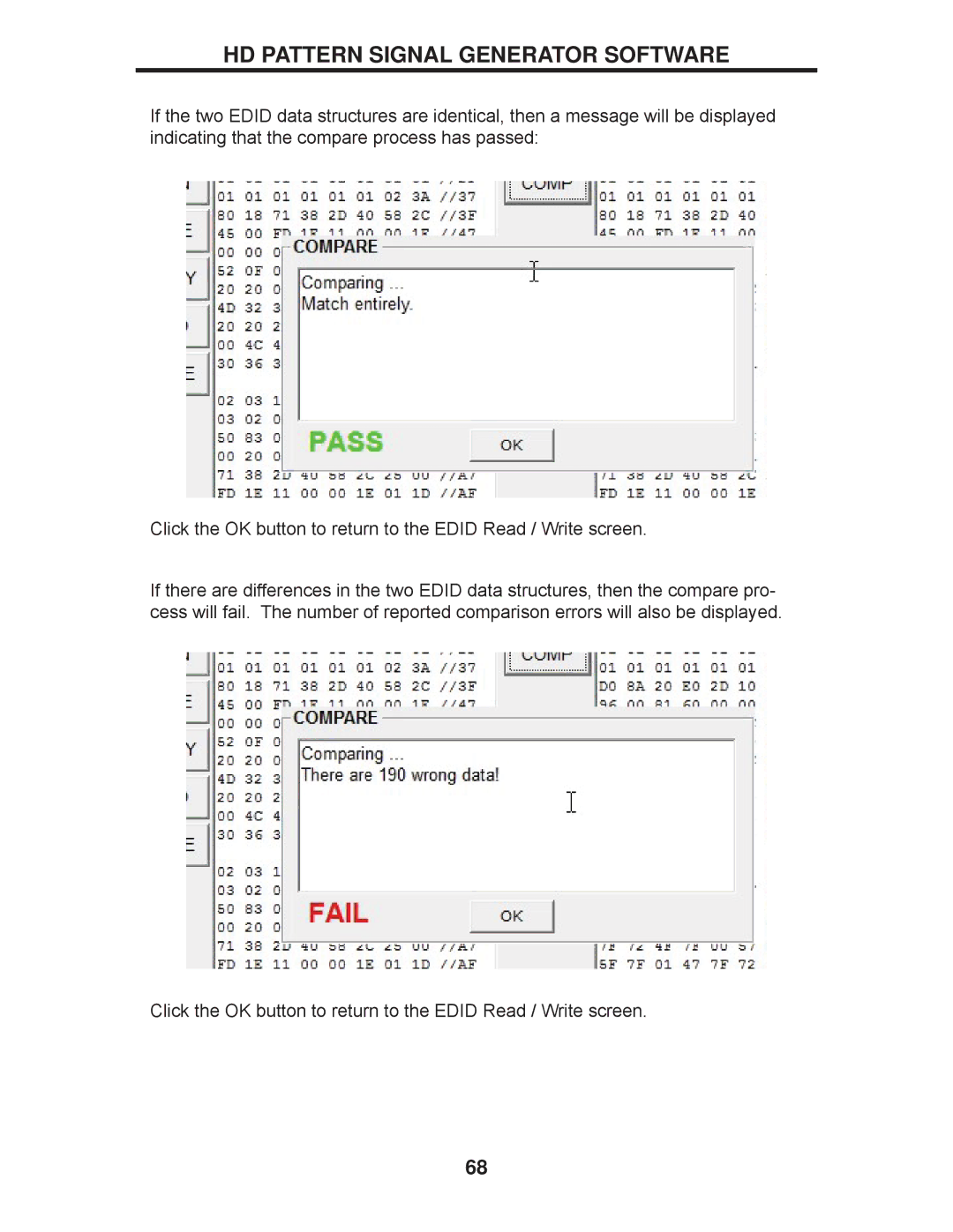 Gefen GTB-HD-SIGGEN user manual HD Pattern Signal Generator Software 