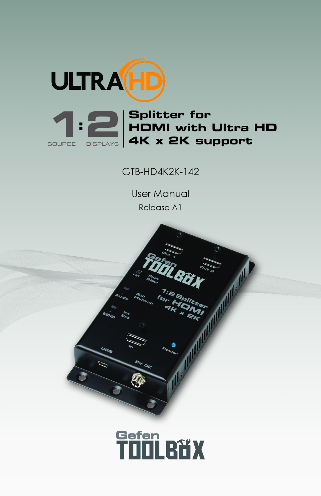 Gefen gtb-hd4k2k-142 user manual 3GSDI 