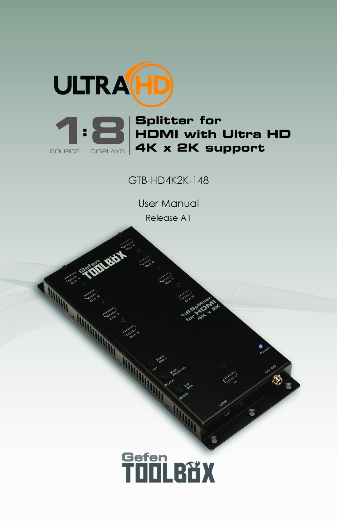 Gefen GTB-HD4K2K-148 user manual 3GSDI 