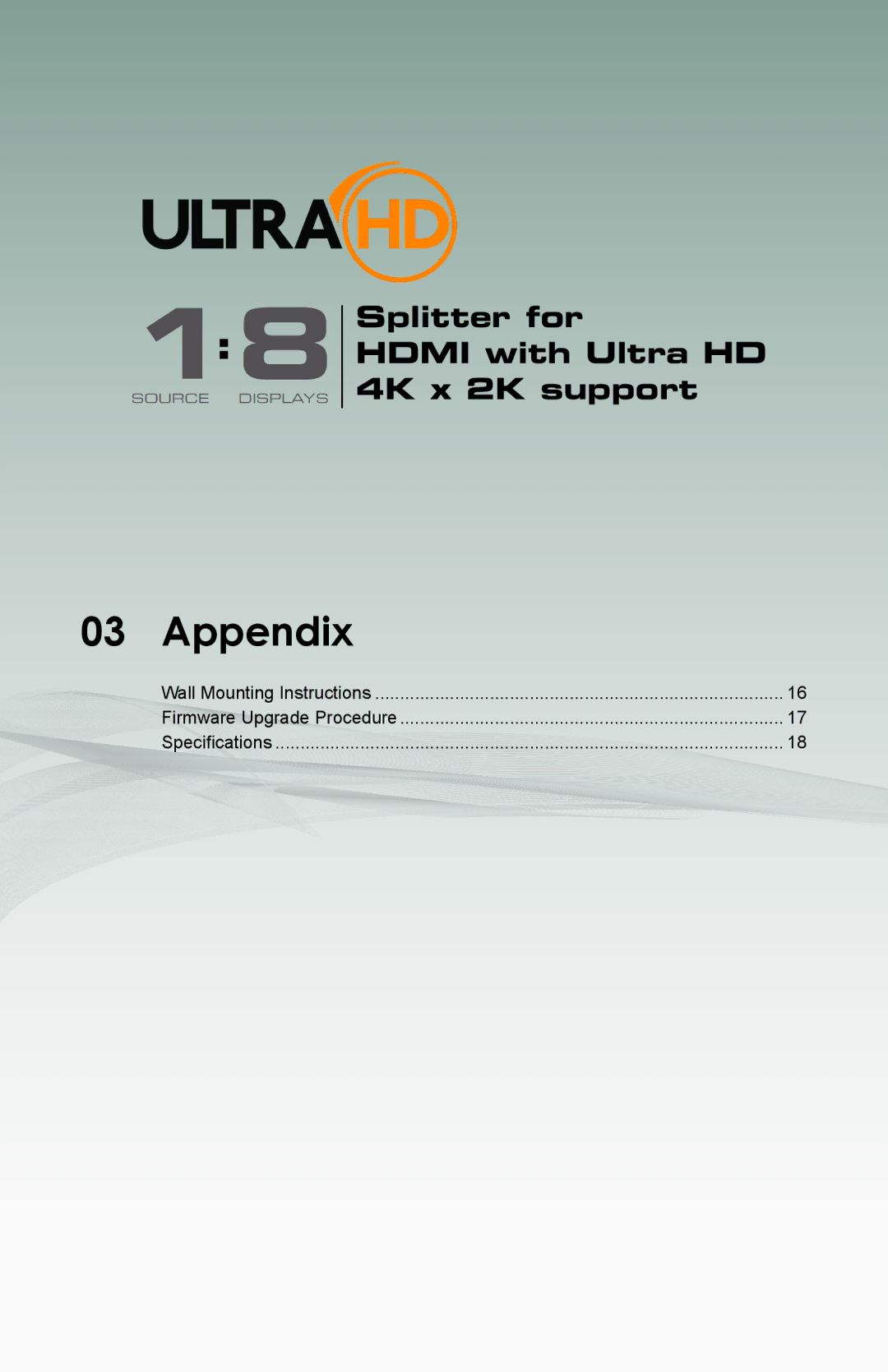 Gefen GTB-HD4K2K-148 user manual Appendix 