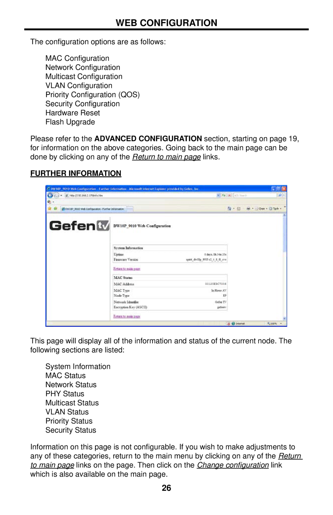 Gefen GTV-ETH-2COAX user manual Further Information 