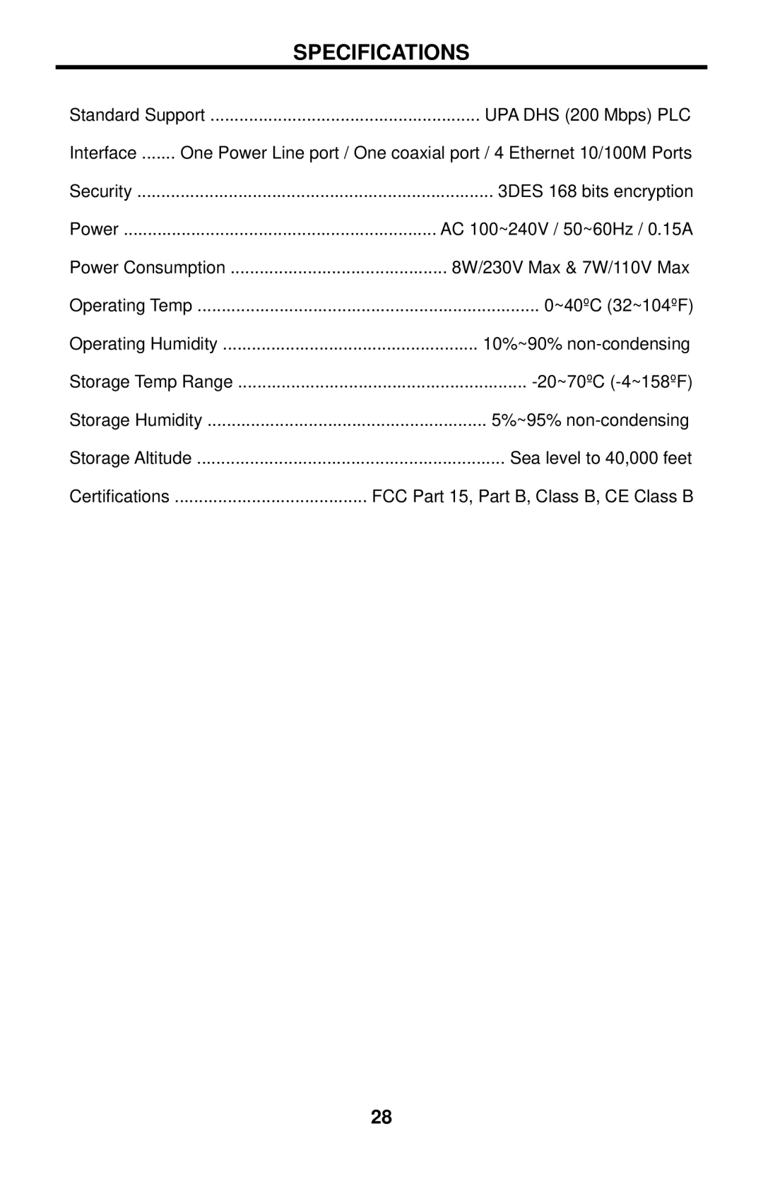 Gefen GTV-ETH-2COAX user manual Specifications 