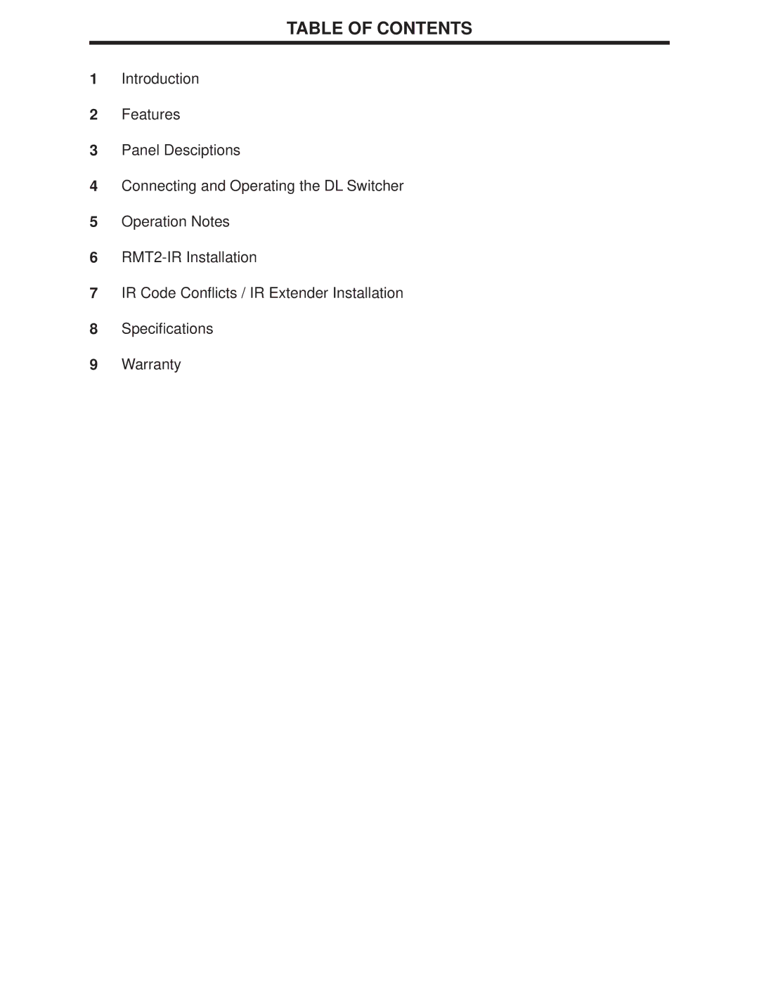 Gefen KVM, DVI, DL user manual Table of Contents 