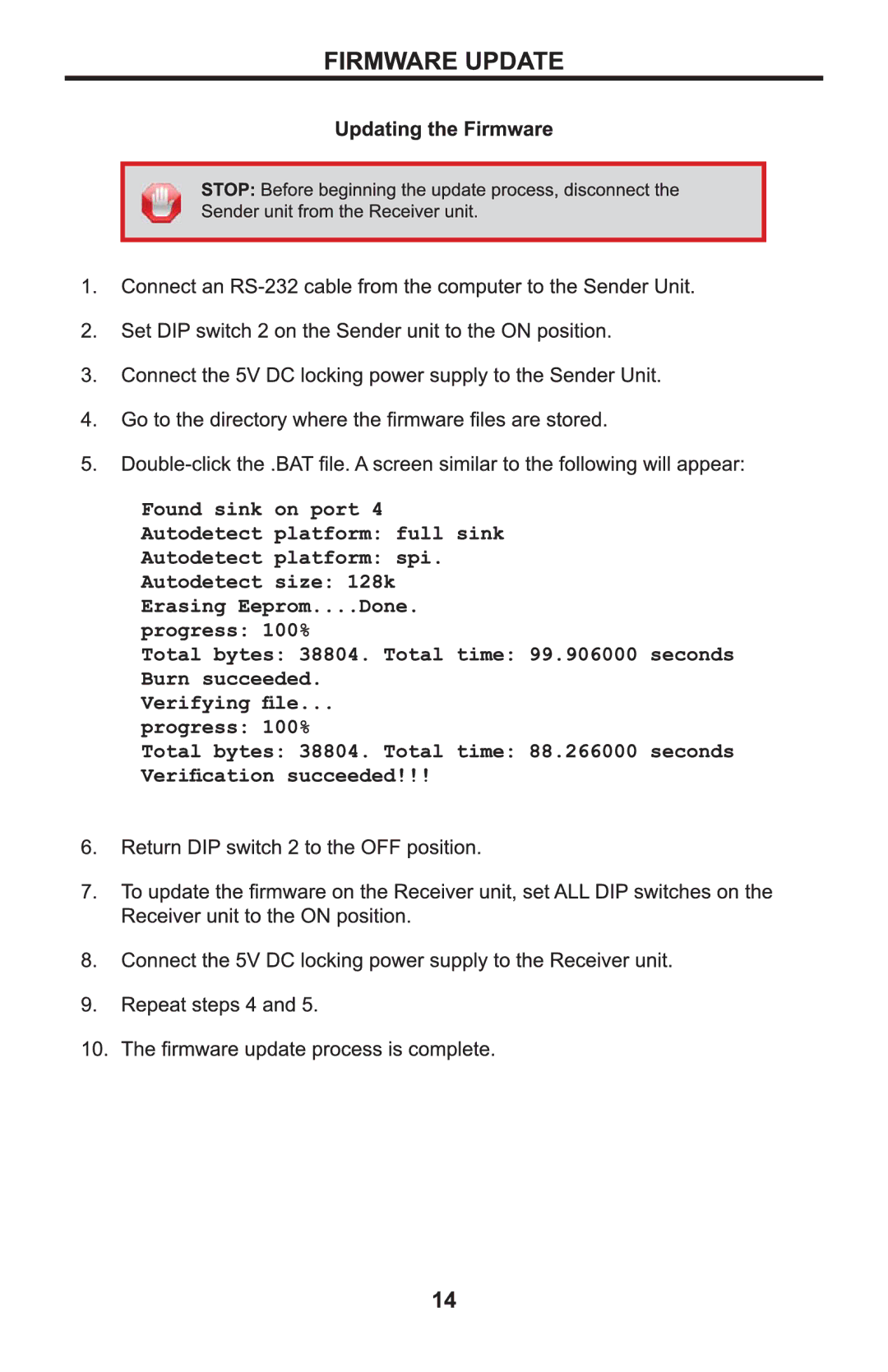 Gefen RS232 manual 