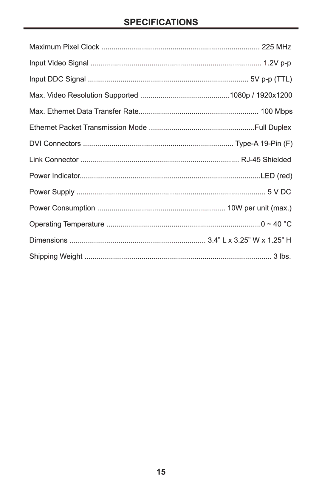 Gefen RS232 manual 