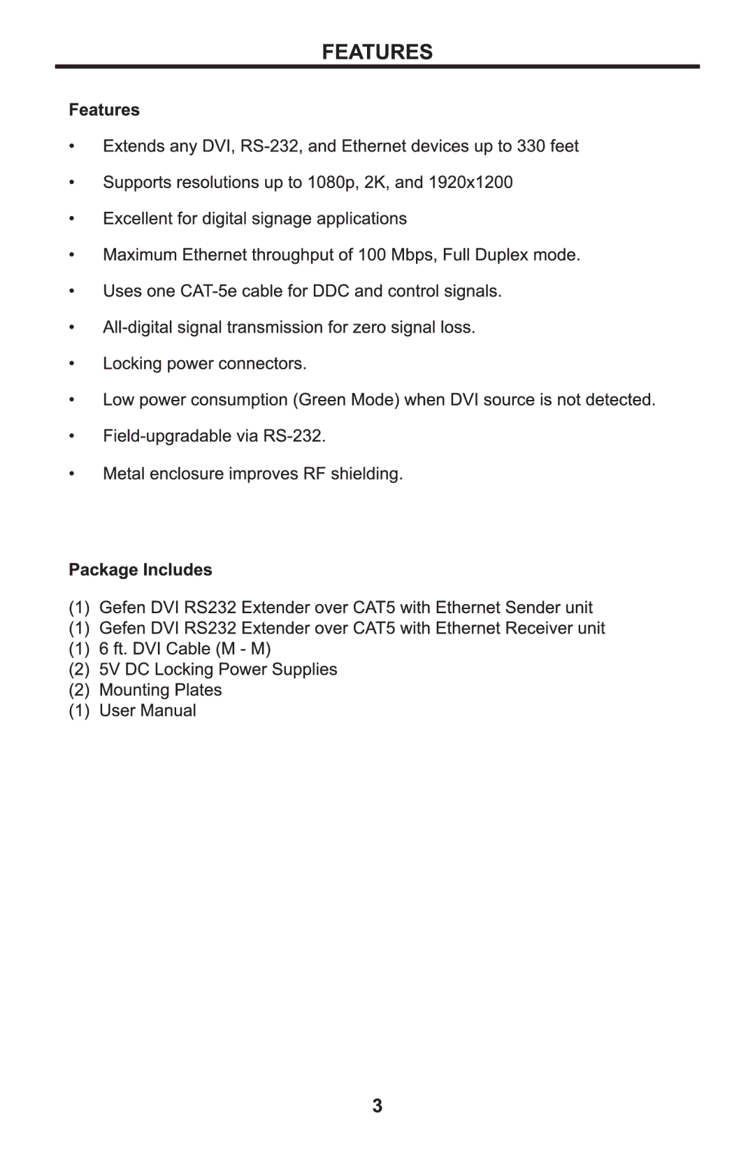 Gefen RS232 manual 