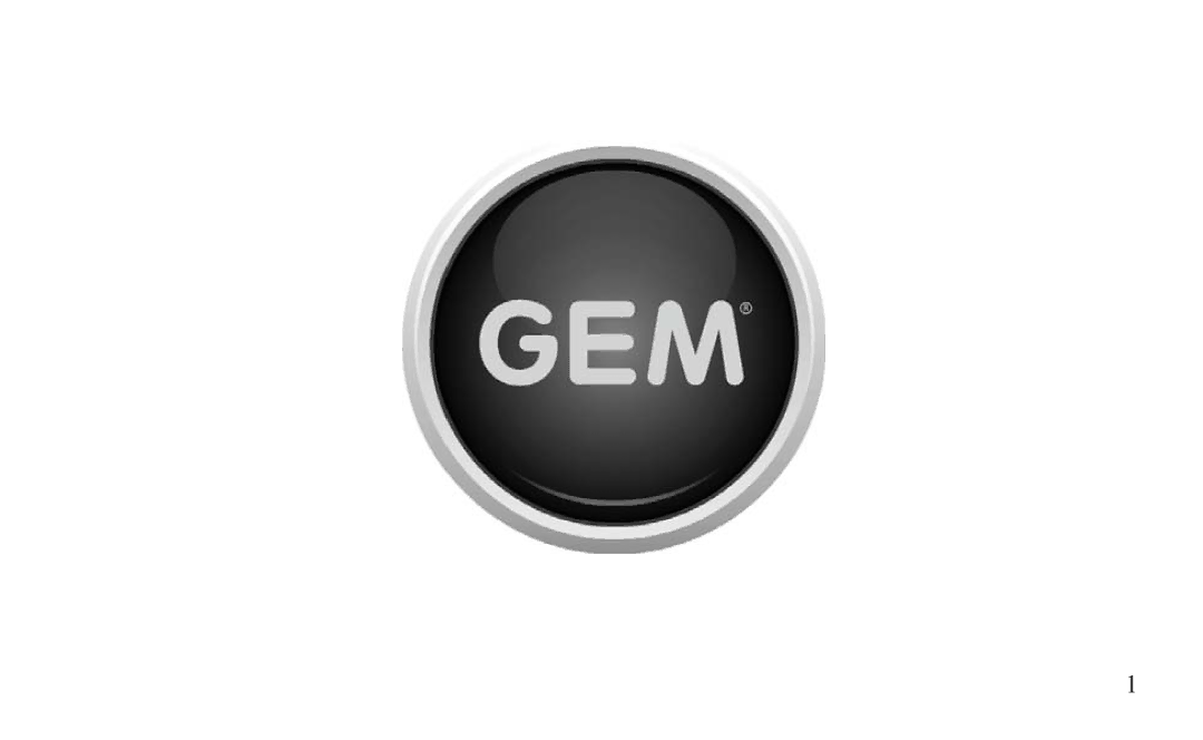 GEM 419C manual 