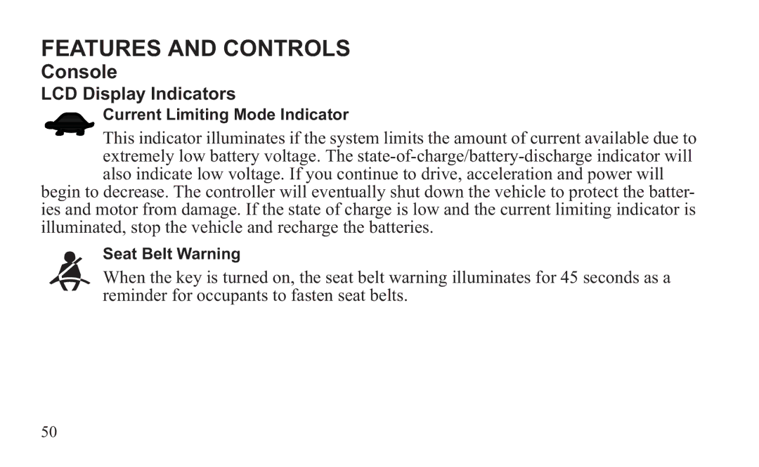 GEM 419C manual Current Limiting Mode Indicator 