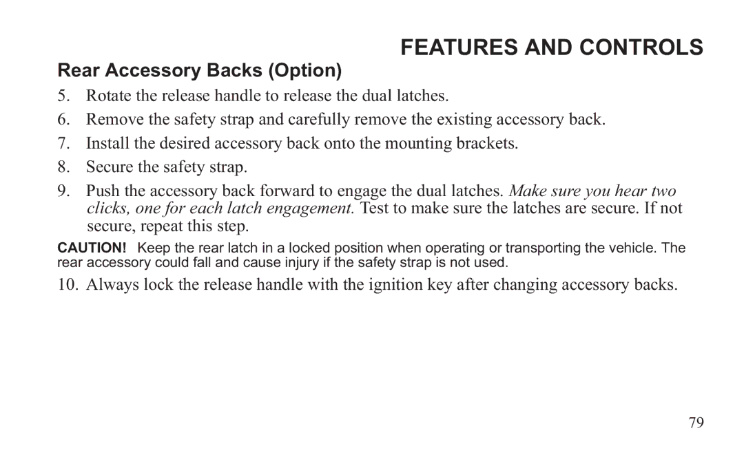 GEM 419C manual Features and Controls 