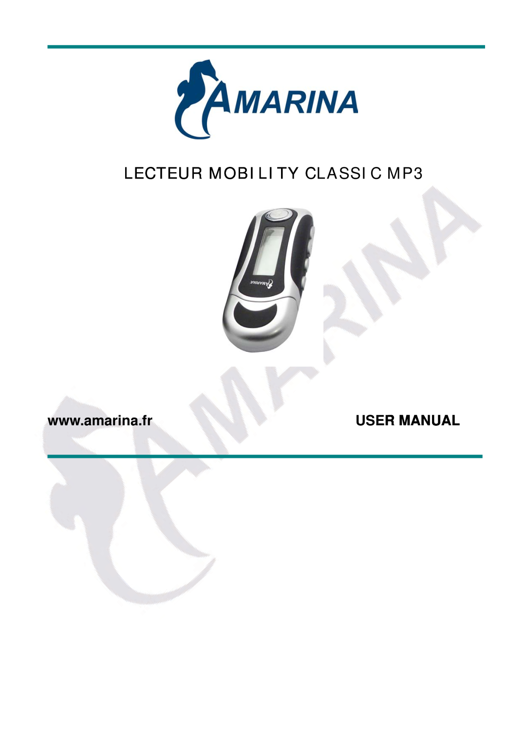Gembird LECTEUR MOBILITY CLASSIC MP3 manual 