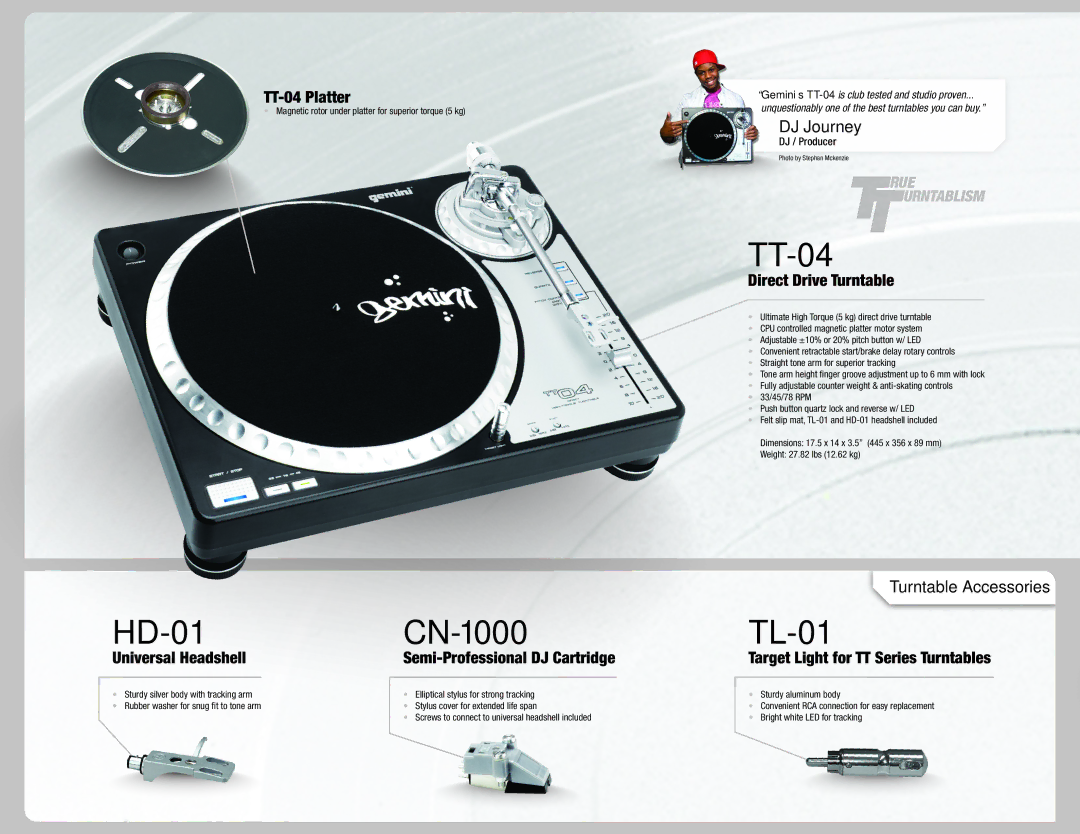 Gemini 36 manual HD-01 CN-1000, TT-04, TL-01 