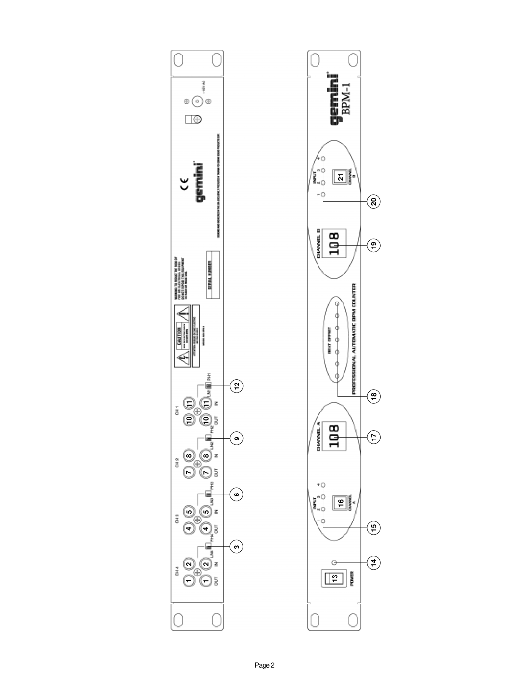 Gemini BPM-1 manual 