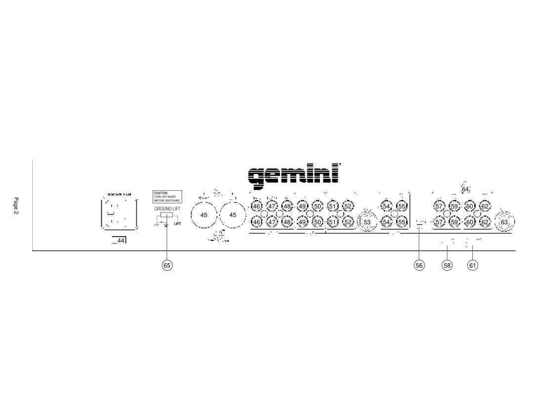 Gemini BPM-500 manual 