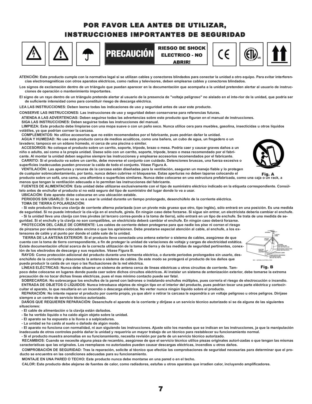 Gemini CDJ-600 manual Por Favor Lea Antes De Utilizar, Instrucciones Importantes De Seguridad 