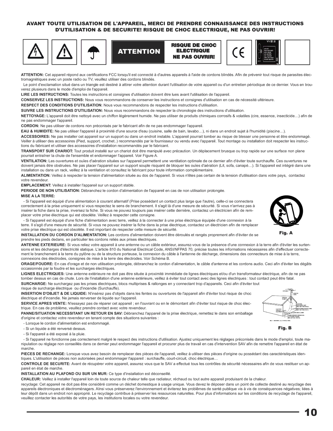 Gemini CDMP-2600 manual Fig. B 