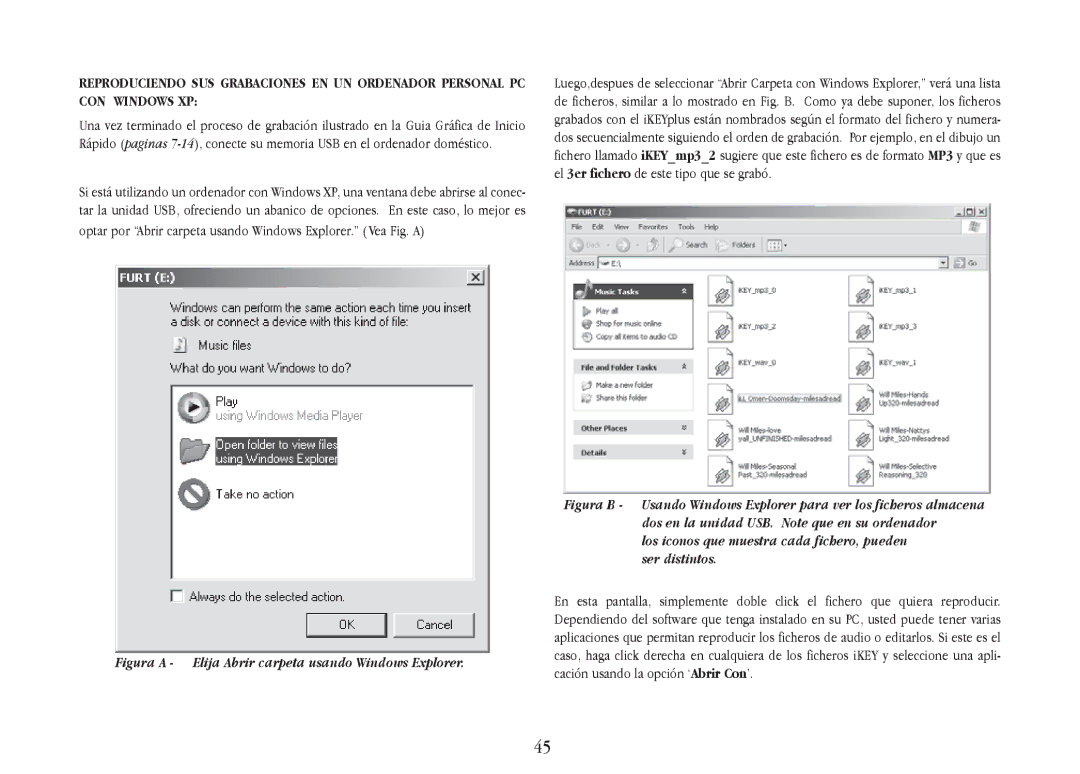 Gemini iKEYplus warranty Figura a Elija Abrir carpeta usando Windows Explorer 