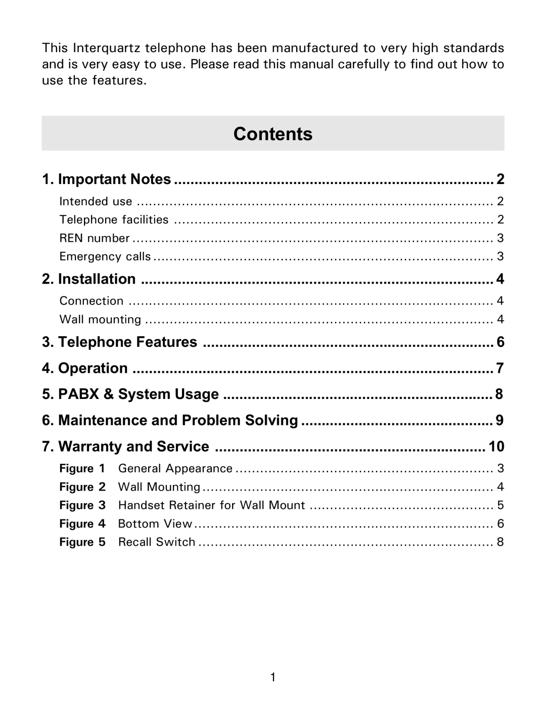 Gemini Industries Gemini Basic operating instructions Contents 