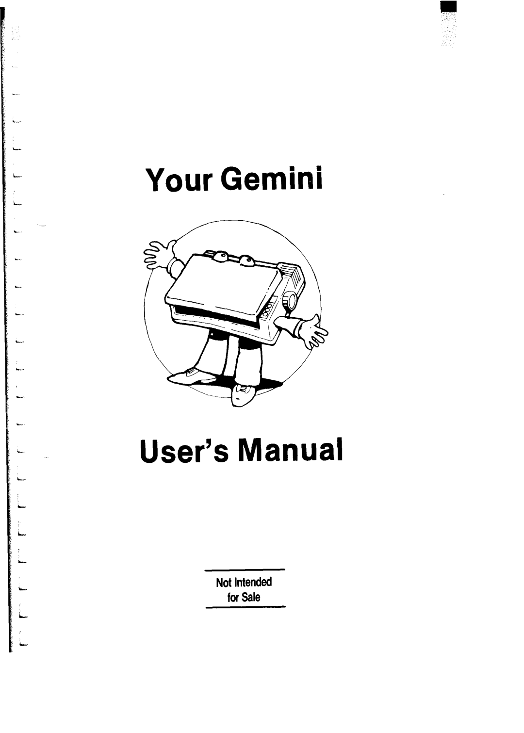 Gemini Industries Printer user manual Your Gemini User’s Manual 