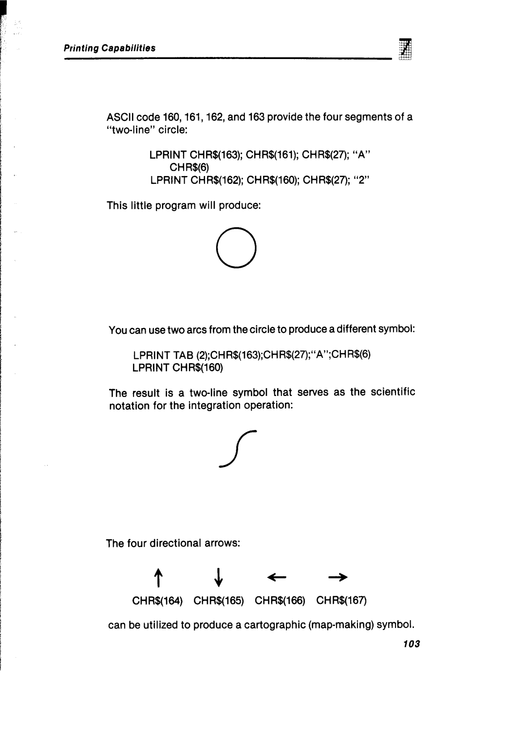 Gemini Industries Printer user manual 103 