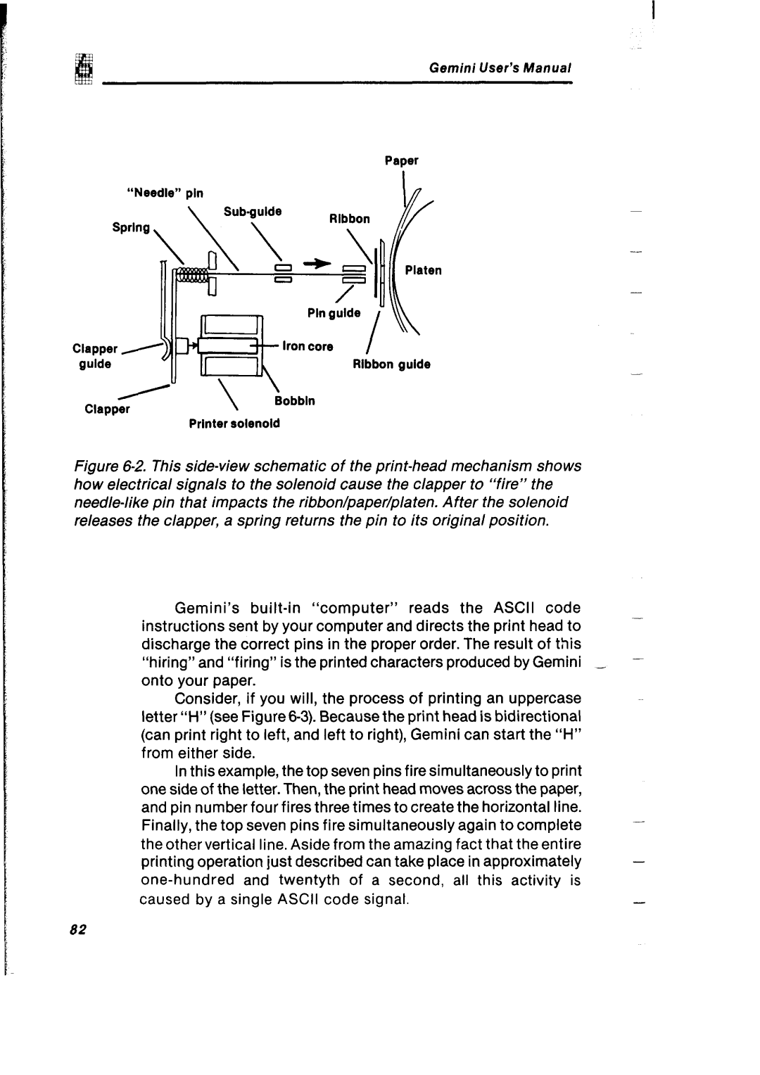 Gemini Industries Printer user manual 