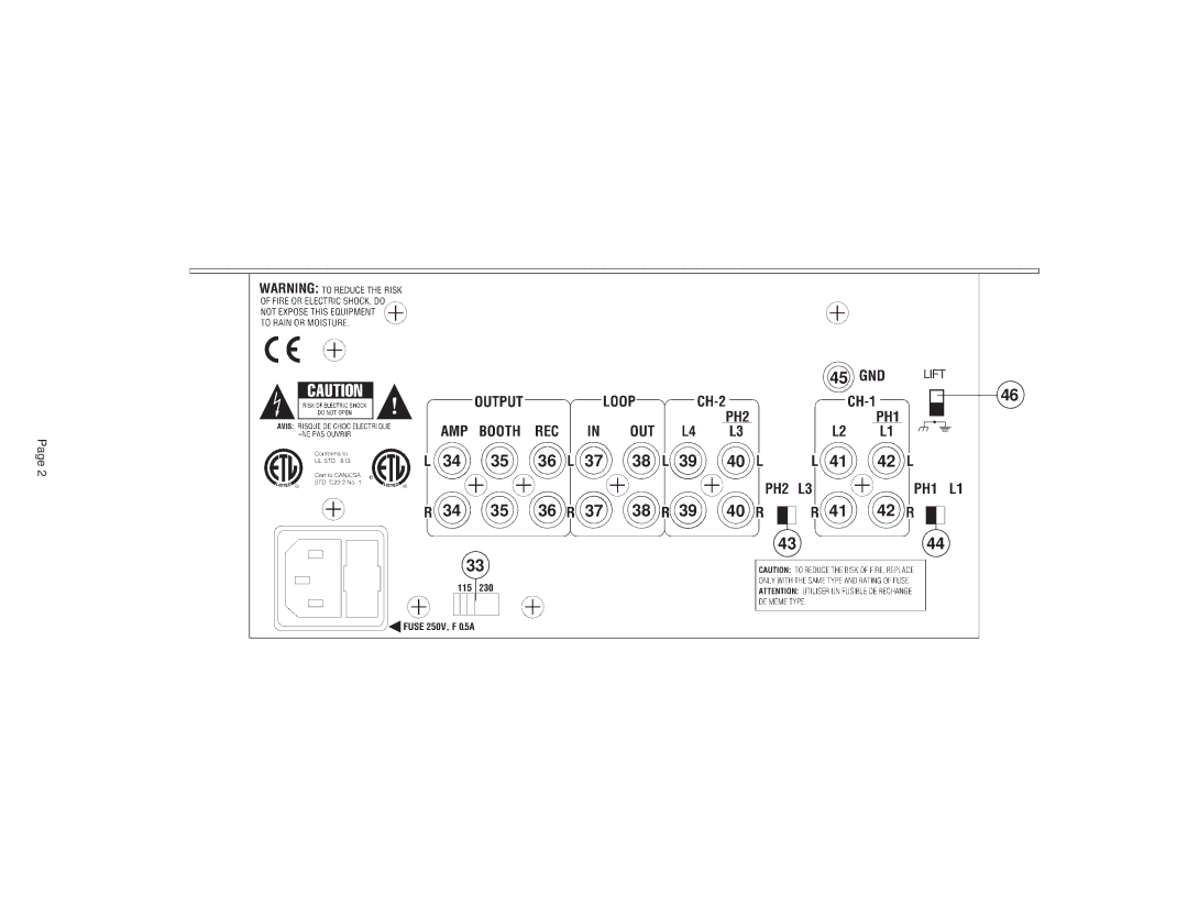 Gemini KL-10 PRO manual 45LIFT 