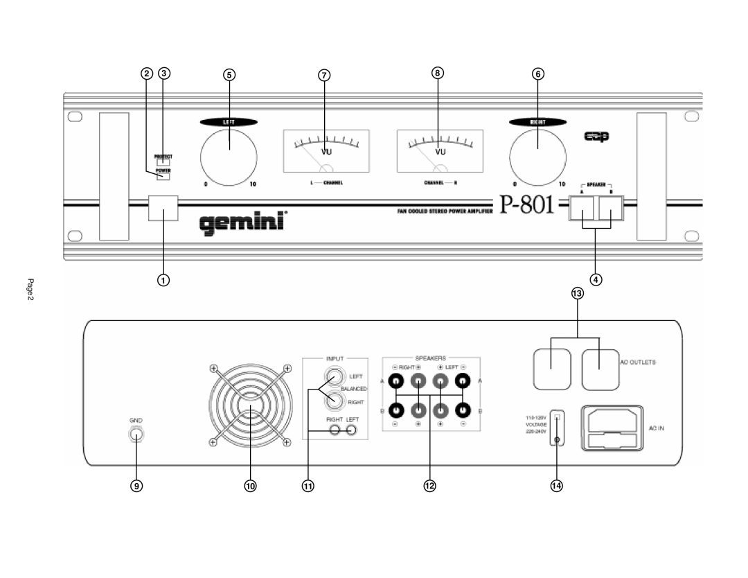 Gemini P-801 manual 